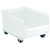 Hulk 24'' Mobile Stackable Storage Container 23.875''L x 16.5''W x 14''H - Clear (23.875 in W x 11 in D x 16.5 in H)