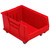 Hulk 24'' Mobile Storage Container 23.875''L x 16.5''W x 14''H - Red (23.875 in W x 11 in D x 16.5 in H)