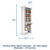 Vertical Wire Spool Carousel - 24 inch Max Spool Diameter - 10 Carriers for storage alternate view 2
