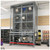 Lifestyle image of Vertical Wire Spool Carousel - 24 inch Max Spool Diameter - 10 Carriers for storage shown in a clean storage environment