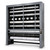 Vertical Roll Storage Carousel - 24 inch Max Roll Diameter - 11-Roll Capacity storage rack