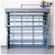 Lifestyle image of Vertical Roll Storage Carousel - 24 inch Max Roll Diameter - 13-Roll Capacity storage rack shown in a real-world storage setting