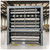 Lifestyle image of Vertical Roll Storage Carousel - 28 inch Max Roll Diameter - 13-Roll Capacity storage rack organized with similar storage products on shelving