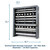 Vertical Roll Storage Carousel - 24 inch Max Roll Diameter - 14-Roll Capacity storage rack alternate view 2