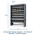 Vertical Roll Storage Carousel - 28 inch Max Roll Diameter - 14-Roll Capacity storage rack alternate view 2