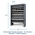 Vertical Roll Storage Carousel - 28 inch Max Roll Diameter - 15-Roll Capacity storage rack alternate view 2