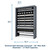 Vertical Roll Storage Carousel - 24 inch Max Roll Diameter - 17-Roll Capacity storage rack alternate view 2