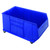 Blue 42 inch Mobile RackBin with Casters for storage