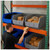Blue 42 inch Mobile RackBin with Casters for storage alternate view 2