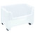 Mobile Stacking Container - Clear for small parts storage