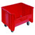 Mobile Giant Stack Container - Red for small parts storage