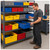 Lifestyle image of Super Tuff Euro Drawer - Gray for small parts storage shown in a clean storage environment