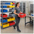 Lifestyle image of Super Tuff Euro Drawer - Gray for small parts storage shown in a clean storage environment