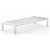 Stationary Welded Aluminum Dunnage Rack with Plastic Feet - 2,000 lb Capacity storage rack