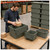 Attached Top Distribution Container - Gray - 75 lb Stack Capacity for small parts storage alternate view 3