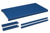 Wide Span Steel Shelf Kit, 84" W x 36" D x 1-3/4" H included components in Marine Blue on a white background