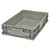 Straight Wall Stacking Container - Gray - 175 lb Capacity for small parts storage