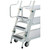3-Shelf Aluminum Ladder Cart with Lipped Shelves, 3 Steps and Continuous Grip Handle - 800 lb Capacity for storage alternate view 3