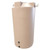 Lifestyle image of 250 Gallon Rainwater Collection Tank - 36 inch D x 67 inch H - Polyethylene - Above Ground shown in a clean storage environment