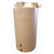 Lifestyle image of 250 Gallon Rainwater Collection Tank - 36 inch D x 67 inch H - Polyethylene - Above Ground shown in a clean storage environment