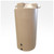 Lifestyle image of 250 Gallon Rainwater Collection Tank - 36 inch D x 67 inch H - Polyethylene - Above Ground shown in a clean storage environment