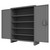 Access Control Cabinet - 4 Adjustable Shelves - Gray for storage