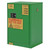 Pesticide Storage Cabinet - 12 Gallon - Green - 1 Door, Manual Close for storage