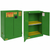Pesticide Storage Cabinet - 30 Gallon - Green - 2 Self-Closing Doors