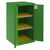Pesticide Storage Cabinet - 60 Gallon - Green - 2 Self-Closing Doors, 2 Shelves, 3 Plastic Trays for storage alternate view 2