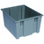 Stack and Nest Tote - Gray for small parts storage