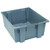 Stack and Nest Tote - Gray for small parts storage