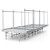 Standard Rolling Ebb & Flow Greenhouse Bench for Indoor Farming - 6'W x 8'L alternate view 5
