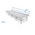 Standard Rolling Ebb & Flow Greenhouse Bench for Indoor Farming - 5'W x 80'L alternate view 7