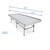 Standard Rolling Ebb & Flow Greenhouse Bench for Indoor Farming - 5'W x 12'L alternate view 7