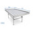 Max Roll Ebb & Flow Greenhouse Bench for Indoor Farming - 5'W x 8'L alternate view 7