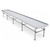 Max Roll Ebb & Flow Greenhouse Bench for Indoor Farming - 3'W x 108'L