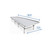 Stationary Ebb & Flow Greenhouse Bench for Indoor Farming - 16'L x 6'W alternate view 2