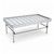 Stationary Ebb & Flow Greenhouse Bench for Indoor Farming - 6'L x 4'W