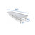 Stationary Ebb & Flow Greenhouse Bench for Indoor Farming - 72'L x 5'W alternate view 2