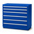 Rolled Microfilm Storage Cabinet, 6 Drawers for storage