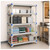 Lifestyle image of Millenia 5-Shelf Polymer Shelving Unit - Gray storage rack shown in a clean storage environment