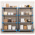 Lifestyle image of Millenia 4-Shelf Solid Polymer Shelving Unit - Gray for storage shown in a clean storage environment