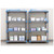 Lifestyle image of Millenia 4-Shelf Solid Polymer Shelving Unit - Gray for storage shown in a clean storage environment