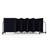 Full Motion Room Divider - Black Frame, Black Fabric