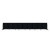 Full Motion Room Divider - 9 Panel, Coal Vinyl, Black Frame alternate view 2