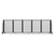 Full Motion Room Divider ' - 5 Panel, Black Frame, Ice Vinyl alternate view 2