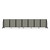 Full Motion Room Divider - 7 Panel, Black Frame, Gray Smoke Fabric alternate view 2