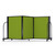 Full Motion Room Divider - 3 Panel, Apple Green Fabric