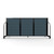 Full Motion Room Divider - 3 Panel, Fabric, Lake alternate view 2