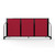 Full Motion Room Divider - 3 Panel, Primary Red Fabric alternate view 2
